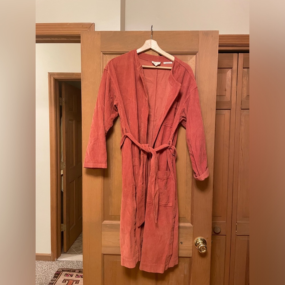 Paloma Wool Tauri Belted Corduroy Jacket in pink red orange  XS/S